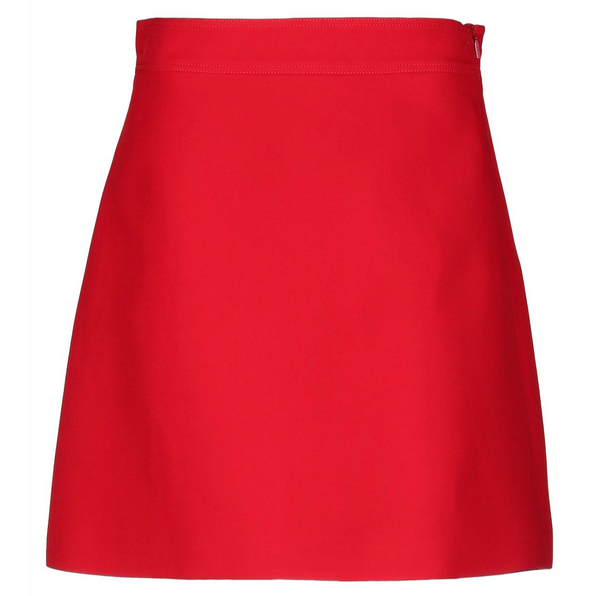 Gucci NWT Red A-line Mini Skirt Size 38