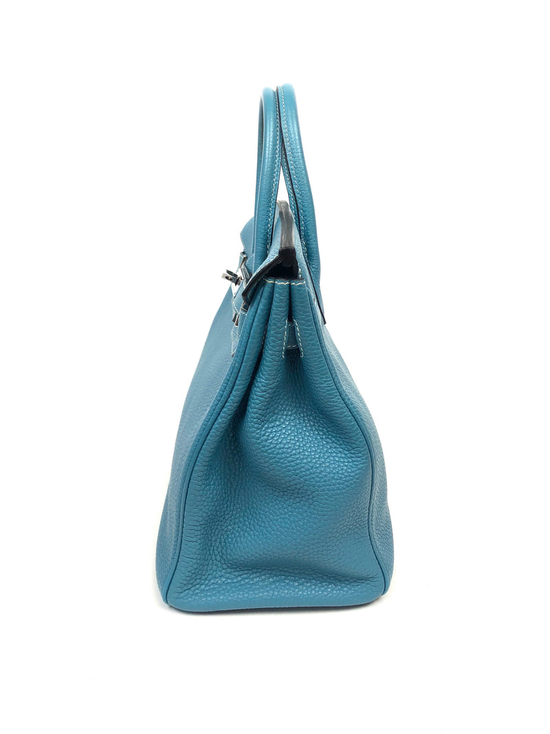 Hermès HAC Birkin 28 - Green Handle Bags, Handbags - HER107124